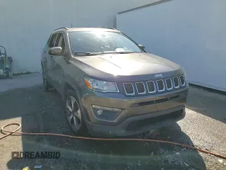 2017 Jeep Compass Latitude with VIN 3C4NJCBB6HT669441, listed as a Copart auction lot 49225475 with 61,568 mi miles and Salvage title. Bid and sale history available at DreamBid. Image 14.