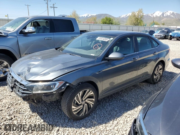 2021 Volkswagen Jetta SEL with VIN 3VWE57BU6MM052524, listed as a Copart auction lot 55524055 with 64,748 mi miles and Salvage title. Bid and sale history available at DreamBid. Image 1.