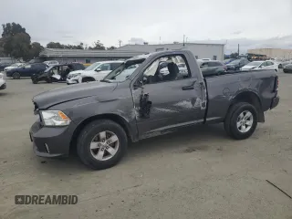 2017 Ram 1500 Tradesman with VIN 3C6JR6AG5HG640230, listed as a Copart auction lot 47818145 with 52,293 mi miles and Salvage title. Bid and sale history available at DreamBid. Image 1.