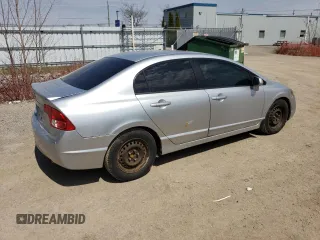2008 Honda Civic LX with VIN 2HGFA16548H103317, listed as a Copart auction lot 53805405 with 168,899 mi miles and Salvage Title. Bid and sale history available at DreamBid. Image 3.