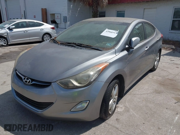 2012 Hyundai Elantra Limited with VIN KMHDH4AEXCU411894, listed as a IAAI auction lot 42068313 with 192,879 mi miles. Bid and sale history available at carsss.com. Image 2.