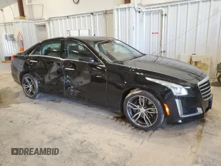 2018 Cadillac CTS Luxury AWD with VIN 1G6AX5SS1J0127341, listed as a Copart auction lot 49597034 with 48,286 mi miles and Salvage Title. Bid and sale history available at DreamBid. Image 4.