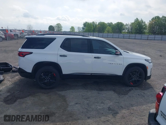 2023 Chevrolet Traverse Premier with VIN 1GNERKKW1PJ301414, listed as a IAAI auction lot 42022275 with 20,151 mi miles and . Bid and sale history available at DreamBid. Image 14.