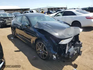 2023 Kia Stinger GT2 with VIN KNAE55LC3P6125444, listed as a Copart auction lot 66313454 with 5,753 mi miles and Salvage Title. Bid and sale history available at carsss.com. Image 4.