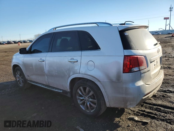 2013 Kia Sorento SX with VIN 5XYKWDA23DG381678, listed as a Copart auction lot 46503395 with 119,364 mi miles and Salvage Title. Bid and sale history available at carsss.com. Image 2.