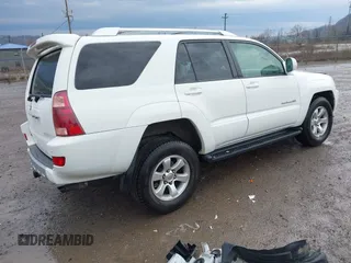 2004 Toyota 4Runner SR5 with VIN JTEBU14R348018992, listed as a IAAI auction lot 41948175 with 106,894 mi miles and . Bid and sale history available at DreamBid. Image 4.