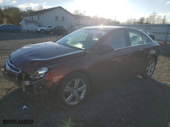2015 Chevrolet Cruze LT with VIN 1G1PE5SB6F7208341, listed as a Copart auction lot 49907985 with 154,538 mi miles and Salvage Title. Bid and sale history available at carsss.com. Image 1.