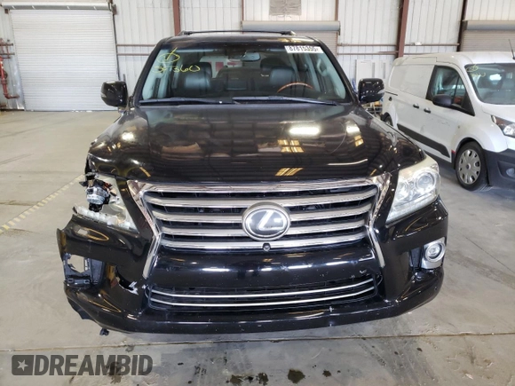 2015 Lexus LX 570 with VIN JTJHY7AX5F4173513, listed as a Copart auction lot 87815355 with 141,915 mi miles and Salvage Title. Bid and sale history available at DreamBid. Image 5.