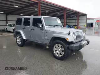 2017 Jeep Wrangler Unlimited Sahara with VIN 1C4BJWEG8HL681775, listed as a IAAI auction lot 42424924 with 87,068 mi miles and . Bid and sale history available at DreamBid. Image 1.