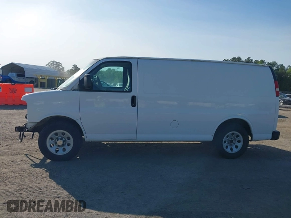 2014 Chevrolet Express Cargo Van with VIN 1GCSGAFX2E1151373, listed as a IAAI auction lot 42045528 with 123,718 mi miles. Bid and sale history available at carsss.com. Image 14.