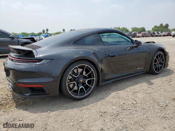 2022 Porsche 911 Turbo S with VIN WP0AD2A96NS256060, listed as a Copart auction lot 54003744 with 13,169 mi miles and Salvage Title. Bid and sale history available at carsss.com. Image 3.