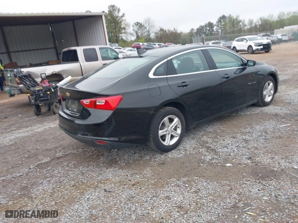 2020 Chevrolet Malibu LS with VIN 1G1ZC5ST1LF141771, listed as a IAAI auction lot 41886297 with 101,050 mi miles. Bid and sale history available at carsss.com. Image 4.