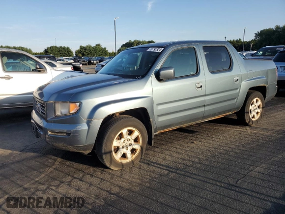 2007 Honda Ridgeline RTL w/Leather with VIN 2HJYK16537H518403, listed as a Copart auction lot 70795324 with 336,959 mi miles and Clean Title. Bid and sale history available at carsss.com. Image 1.