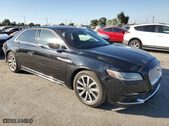 2019 Lincoln Continental Standard with VIN 1LN6L9PK0K5606588, listed as a Copart auction lot 78857254 with 48,797 mi miles and Salvage Title. Bid and sale history available at carsss.com. Image 4.