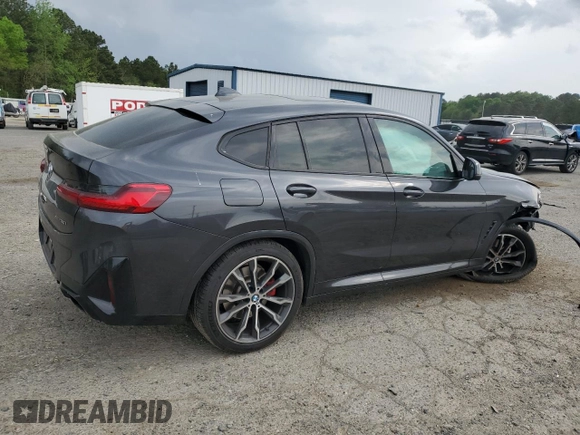 2022 BMW X4 xDrive30i z VIN 5UX33DT02N9J01520, wystawiony jako Copart lot #51488055 z przebiegiem Nie podano mil oraz Szkoda całkowita • Salvage title. Historia ofert i sprzedaży dostępna na DreamBid. Obrazek 3.