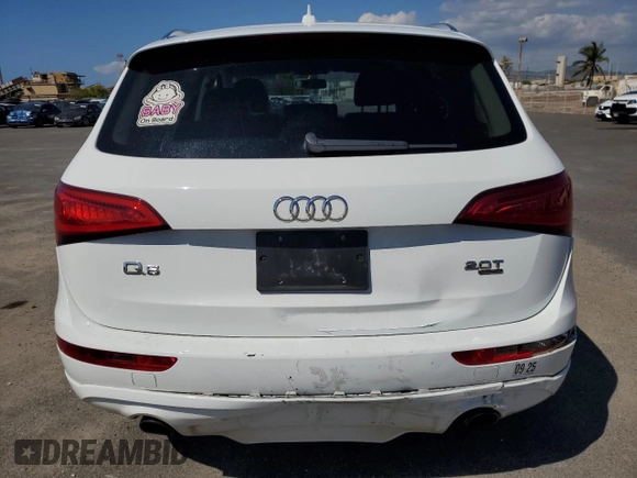 2013 Audi Q5 Premium with VIN WA1CFAFP3DA018072, listed as a Copart auction lot 44591845 with 82,286 mi miles and Clean Title. Bid and sale history available at carsss.com. Image 6.