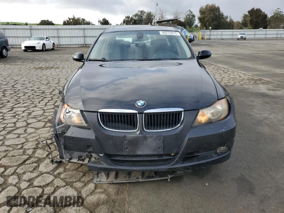 2007 BMW 3 Series 328i with VIN WBAVA37507NL12948, listed as a Copart auction lot 50275915 with 357,156 mi miles and Salvage title. Bid and sale history available at DreamBid. Image 5.