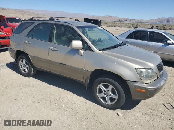 1999 Lexus RX 300 z VIN JT6GF10U7X0036274, wystawiony jako Copart lot #57787864 z przebiegiem 211 369 mil mil oraz Szkoda całkowita • Salvage title. Historia ofert i sprzedaży dostępna na DreamBid. Obrazek 4.