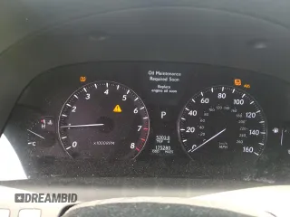 2008 Lexus LS 460 with VIN JTHBL46F785065640, listed as a Copart auction lot 57426945 with 175,280 mi miles and Salvage title. Bid and sale history available at DreamBid. Image 9.