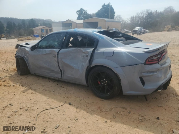 2021 Dodge Charger SRT Hellcat Widebody with VIN 2C3CDXL94MH578659, listed as a Copart auction lot 47178665 with 0 mi miles and Salvage Title. Bid and sale history available at carsss.com. Image 2.