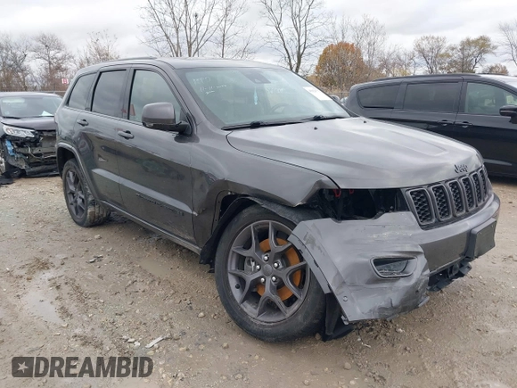 2021 Jeep Grand Cherokee Limited z VIN 1C4RJFBG9MC672595, wystawiony jako IAAI lot #40924773 z przebiegiem 36 167 mil mil oraz . Historia ofert i sprzedaży dostępna na DreamBid. Obrazek 1.