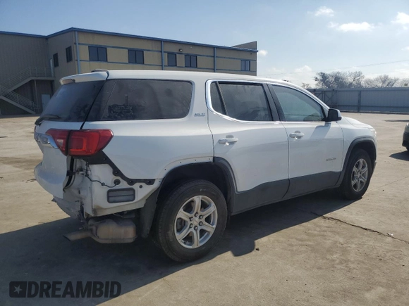 2019 GMC Acadia SLE with VIN 1GKKNKLA6KZ195437, listed as a Copart auction lot 44551295 with Not Provided miles and Salvage Title. Bid and sale history available at carsss.com. Image 3.