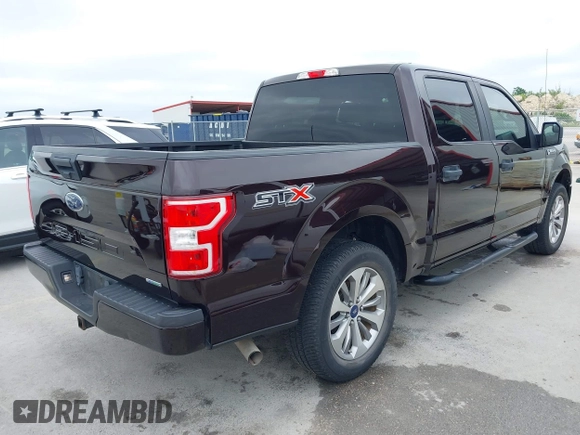 2018 Ford F-150 XL with VIN 1FTEW1CPXJKD65746, listed as a IAAI auction lot 42383442 with 80,171 mi miles and . Bid and sale history available at DreamBid. Image 4.