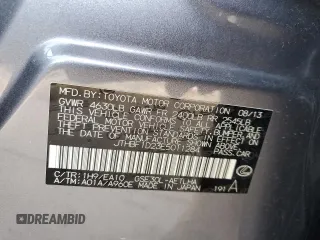 2014 Lexus IS 250 with VIN JTHBF1D23E5011284, listed as a Copart auction lot 61499345 with 76,494 mi miles and Salvage title. Bid and sale history available at DreamBid. Image 12.