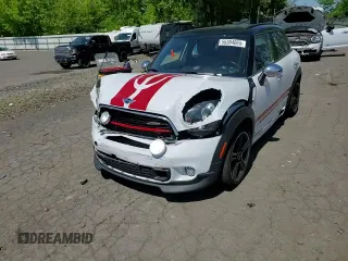 2015 MINI Countryman John Cooper Works with VIN WMWXD1C58FWS34860, listed as a Copart auction lot 55384065 with 48,709 mi miles and Salvage Title. Bid and sale history available at DreamBid. Image 13.