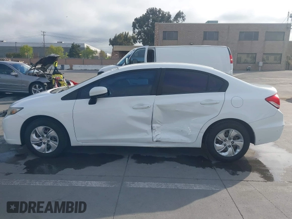 2014 Honda Civic LX with VIN 19XFB2F52EE200749, listed as a IAAI auction lot 42004489 with 213,818 mi miles and . Bid and sale history available at DreamBid. Image 14.