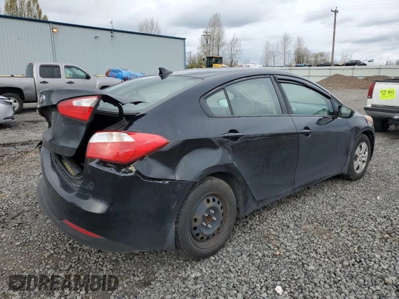 2016 Kia Forte LX with VIN KNAFK4A68G5577013, listed as a Copart auction lot 50784435 with 103,742 mi miles and Salvage Title. Bid and sale history available at carsss.com. Image 3.