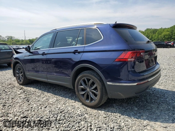 2023 Volkswagen Tiguan SE with VIN 3VVMB7AX3PM036760, listed as a Copart auction lot 59784005 with 21,603 mi miles and Salvage title. Bid and sale history available at DreamBid. Image 2.