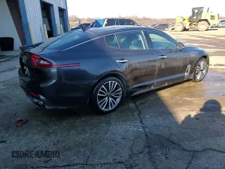 2019 Kia Stinger with VIN KNAE15LAXK6043536, listed as a Copart auction lot 42778575 with 101,200 mi miles and Salvage Title. Bid and sale history available at DreamBid. Image 14.