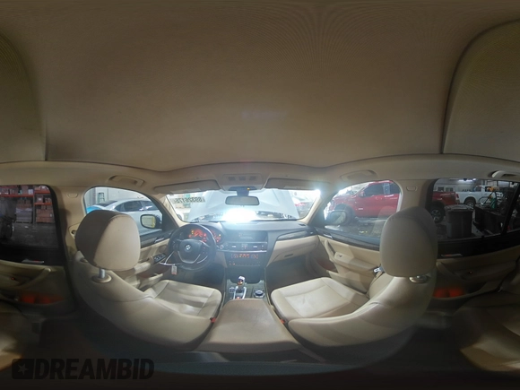 2013 BMW X3 xDrive35i with VIN 5UXWX7C54DL982186, listed as a Copart auction lot 89326175 with 136,622 mi miles and Salvage Title. Bid and sale history available at DreamBid. Image 14.