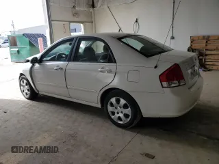 2008 Kia Spectra EX z VIN KNAFE121085498848, wystawiony jako Copart lot #50238025 z przebiegiem 180 273 mil mil oraz Szkody całkowita. Historia ofert i sprzedaży dostępna na DreamBid. Obrazek 2.