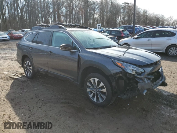 2025 Subaru Outback Limited with VIN 4S4BTANC8S3146779, listed as a Copart auction lot 82300924 with 68 mi miles and Salvage Title. Bid and sale history available at carsss.com. Image 4.
