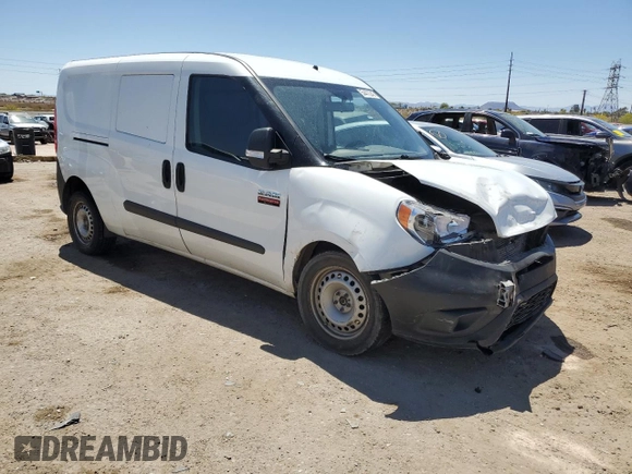 2018 Ram ProMaster City Cargo Tradesman with VIN ZFBERFABXJ6K67498, listed as a Copart auction lot 54472245 with 146,763 mi miles and Salvage Title. Bid and sale history available at DreamBid. Image 4.
