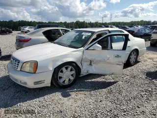 2004 Cadillac DeVille DTS with VIN 1G6KF57904U191266, listed as a Copart auction lot 57869134 with 110,971 mi miles and Salvage Title. Bid and sale history available at carsss.com. Image 1.