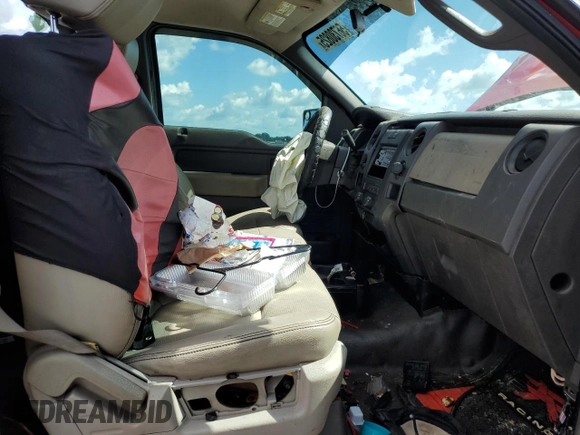 2009 Ford F-150 XL with VIN 1FTRF12WX9KC15223, listed as a Copart auction lot 56730825 with Not provided miles and Salvage title. Bid and sale history available at DreamBid. Image 10.