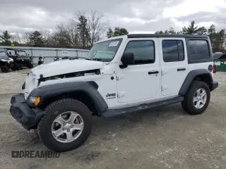 2022 Jeep Wrangler Unlimited Sport S z VIN 1C4HJXDG7NW150546, wystawiony jako Copart lot #52297485 z przebiegiem 43 156 mil mil oraz Szkoda całkowita • Salvage title. Historia ofert i sprzedaży dostępna na DreamBid. Obrazek 1.