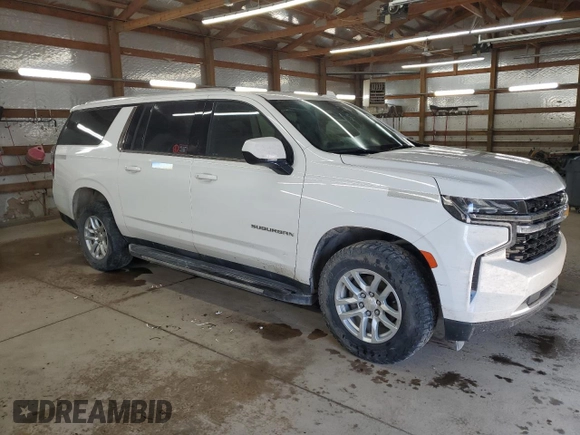 2021 Chevrolet Suburban LS with VIN 1GNSKBKD0MR351109, listed as a Copart auction lot 46560095 with 376,039 mi miles and Clean title. Bid and sale history available at DreamBid. Image 4.