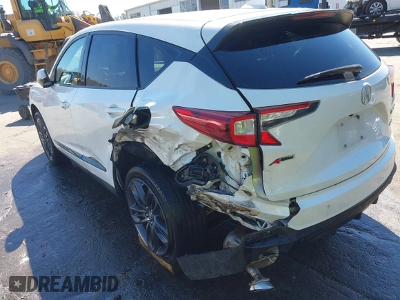 2019 Acura RDX w/A-Spec Pkg with VIN 5J8TC2H6XKL021790, listed as a IAAI auction lot 41908947 with 71,852 mi miles. Bid and sale history available at carsss.com. Image 3.