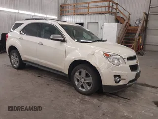 2014 Chevrolet Equinox LTZ with VIN 1GNALDEK3EZ120687, listed as a IAAI auction lot 40981187 with 131,828 mi miles. Bid and sale history available at carsss.com. Image 1.