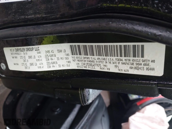 2014 Jeep Cherokee Limited с VIN 1C4PJMDS8EW277675, выставлен на аукционе IAAI как лот 42386903 с пробегом 136 637 миль миль и . История ставок и продаж доступна на DreamBid. Изображение 9.