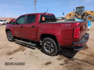 2021 Chevrolet Colorado 4WD Z71 with VIN 1GCGTDEN3M1294348, listed as a Copart auction lot 50336825 with 83,831 mi miles and Salvage title. Bid and sale history available at DreamBid. Image 2.