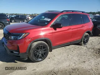 2024 Honda Passport Black Edition with VIN 5FNYF8H8XRB001214, listed as a Copart auction lot 87203914 with 23,124 mi miles and Salvage title. Bid and sale history available at DreamBid. Image 1.