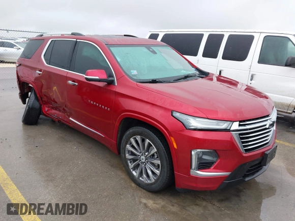2023 Chevrolet Traverse Premier with VIN 1GNERKKW2PJ106602, listed as a IAAI auction lot 41890535 with 34,650 mi miles and . Bid and sale history available at DreamBid. Image 1.