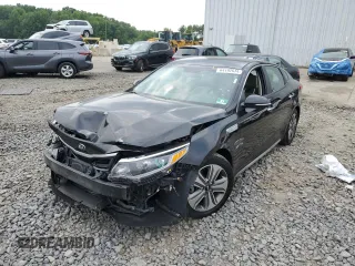 2017 Kia Optima Hybrid EX with VIN KNAGU4LE4H5012990, listed as a Copart auction lot 64192674 with 0 mi miles and Salvage Title. Bid and sale history available at carsss.com. Image 1.