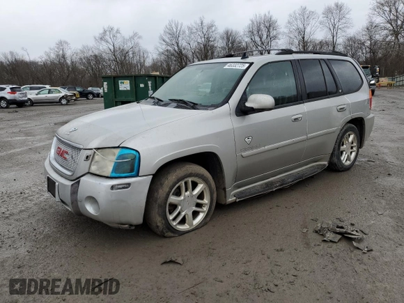 2008 GMC Envoy Denali with VIN 1GKET63M382207470, listed as a Copart auction lot 46332725 with 201,664 mi miles and Salvage Title. Bid and sale history available at carsss.com. Image 1.