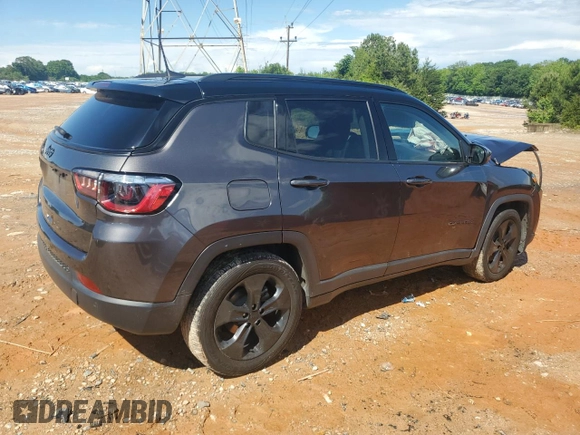 2021 Jeep Compass Altitude with VIN 3C4NJCBB5MT571365, listed as a Copart auction lot 56842455 with 82,118 mi miles and Salvage title. Bid and sale history available at DreamBid. Image 3.